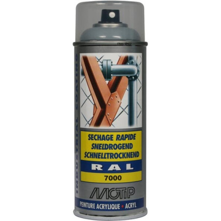 Peinture spray gris MOTIP 07146