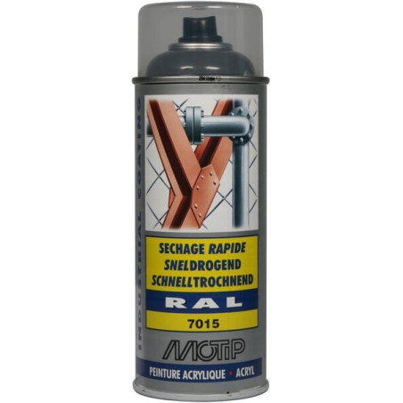 Peinture spray gris ardoise MOTIP 07148
