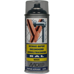 Peinture spray noir foncé MOTIP 07236