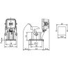 Embase encastrée HARTING 09200030305