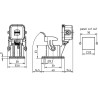 Embase encastrée HARTING 09200030306