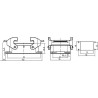 Embase encastrée HARTING 09200320301