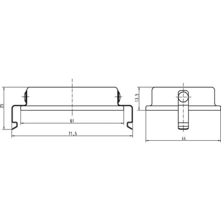 Couvercle de protection HARTING 09300065401