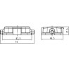 Couvercle de protection HARTING 09300065404