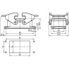 Embase encastrée HARTING 09300100301