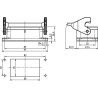 Embase encastrée HARTING 09300100305