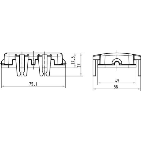 Couvercle de protection HARTING 09300105401
