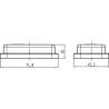 Couvercle de protection HARTING 09300105406