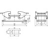 Embase encastrée HARTING 09300160301