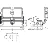 Embase encastrée HARTING 09300160318
