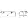 Couvercle de protection HARTING 09300165405