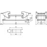 Embase encastrée HARTING 09300240301