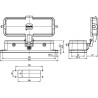 Embase encastrée HARTING 09300240302