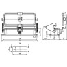 Embase encastrée HARTING 09300240318