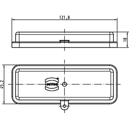 Couvercle de protection HARTING 09300245406