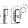Couvercle de protection HARTING 09300245432
