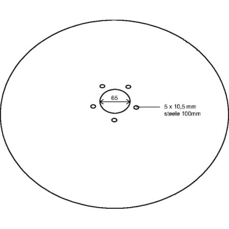 Disque de coutre diamètre 500mm KUHN 110023
