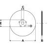 Disque de coutre diamètre 600mm KUHN 110031