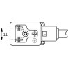 Connecteur avec câble MURR ELEKTRONIK 11021MSUDB16260150