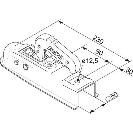 Attelage à rotule AL-KO 1224334