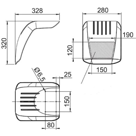 Garde-boue AL-KO 1258634