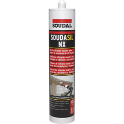 Silicone gris 300mL SOUDAL 128794SOU