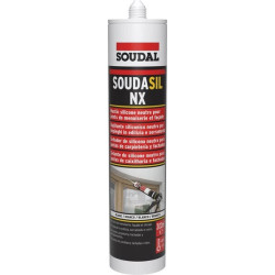 Silicone blanc 300mL SOUDAL 128795SOU