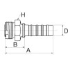 Raccord GATES 12GS12MFFOR
