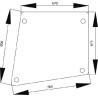 Vitre de porte UNIVERSEL 1332485C1N