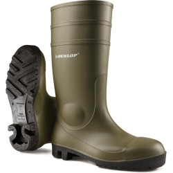 Botte verte avec embout en acier taille 38 DUNLOP 142VP38