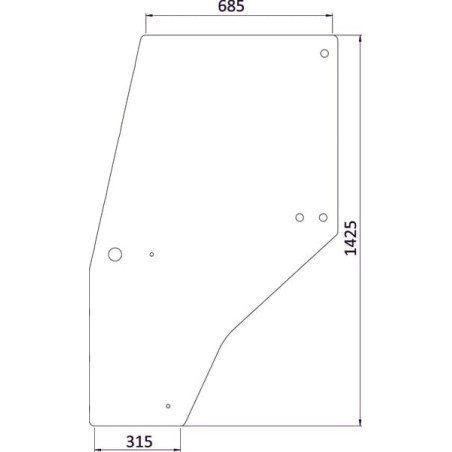 Vitre de portière UNIVERSEL 144969A1KR