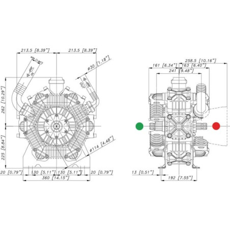 Pompe à pistons BERTOLINI 146013973VD