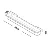 Auge à suspendre 200cm - 100L OK PLAST 1620100020