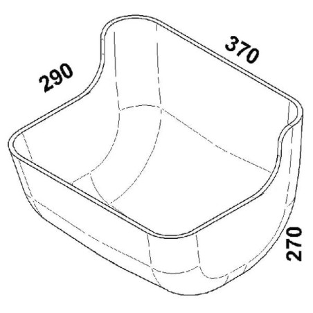 Mangeoire OK PLAST 1620100142