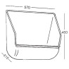 Auge à fixer 15L OK PLAST 1620100206