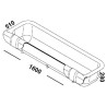 Auge à suspendre 160cm - 120L OK PLAST 1620100207