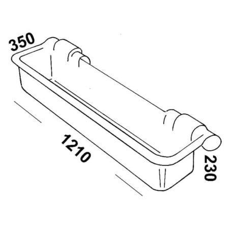 Auge à suspendre 120cm - 50L OK PLAST 1620100208