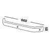 Fixation d'auge OK PLAST 1620100310