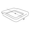 Bordure pour auge d'angle OK PLAST 1620100311