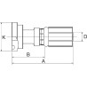 Raccord GATES 16G16FL