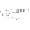 Raccord GATES 16GS16FLC22017