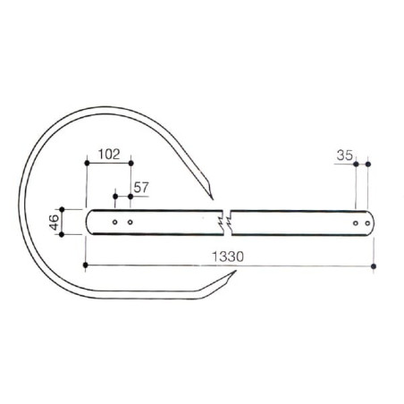 Section de ramasseur ALPINA 1721420501N