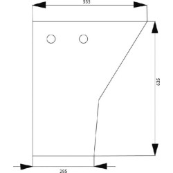 Vitre de porte UNIVERSEL 1989741C1N