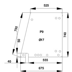 Vitre de porte UNIVERSEL 247811030102N