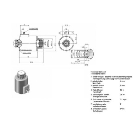 Bobine pour soupape AK REGELTECHNIK 24VAK80357