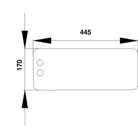 Lunette arrière UNIVERSEL 258514210430N