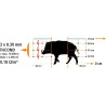 Filet de protection pour sanglier AKO 27215