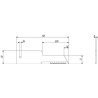 Couteau de broyeur UNIVERSEL 280911N