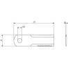 Couteau de broyeur UNIVERSEL 281411Z