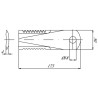 Couteau de broyeur UNIVERSEL 281440N